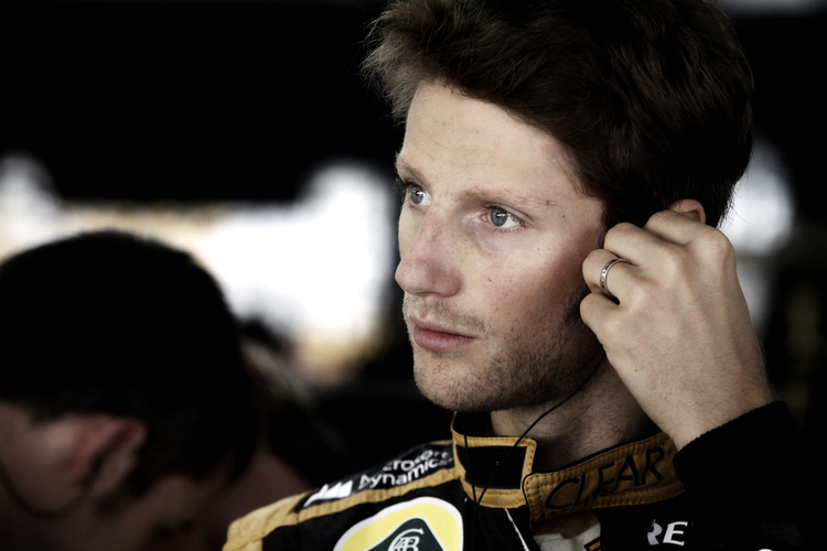 Romain Grosjean startet bedachter in die Rennen