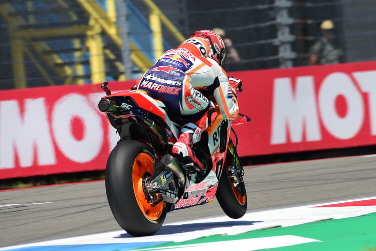 Marc Márquez schnappte sich die Pole in Assen