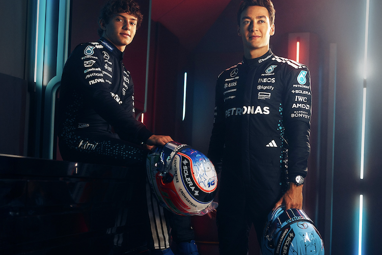 Kimi Antonelli und George Russell