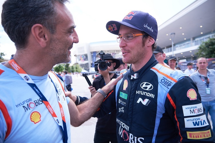 Cyril Abiteboul und Thierry Neuville