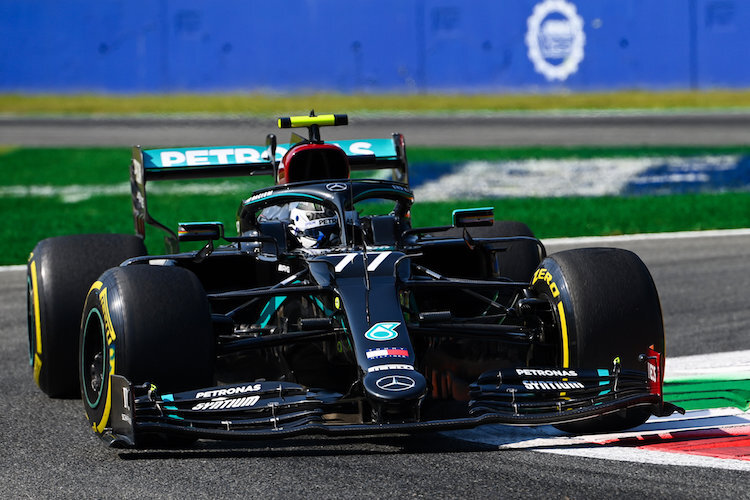 Valtteri Bottas durfte sich auch in Monza über die FP1-Bestzeit freuen