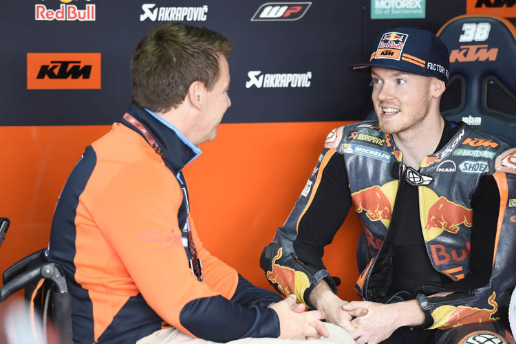 Bradley Smith beim Aragón-GP mit Pit Beirer