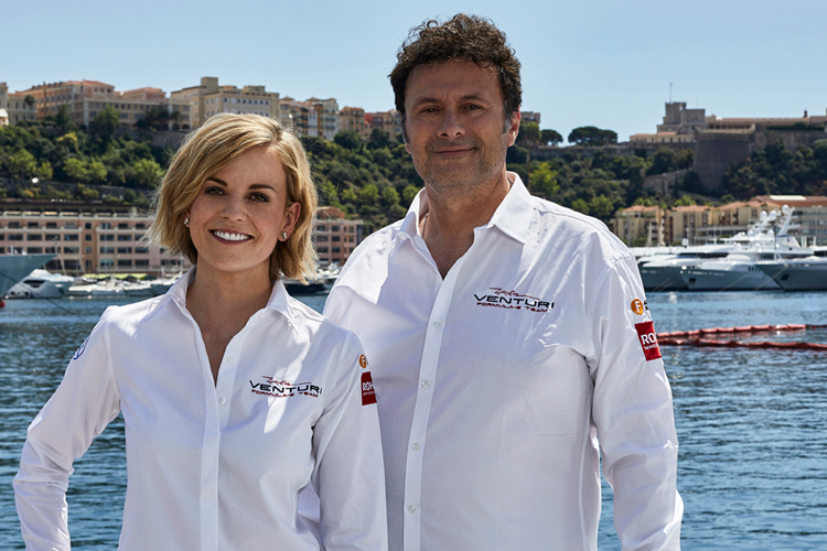 Susie Wolff mit Gildo Pastor