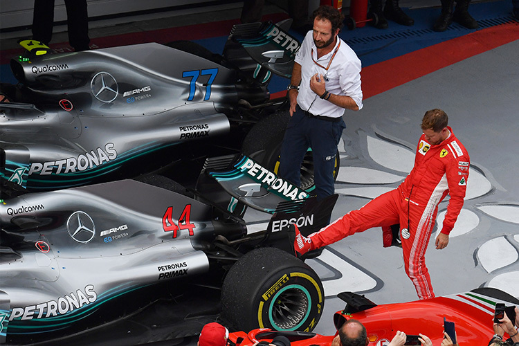 Sebastian Vettel: Nichts konnte die Silberpfeile aufhalten