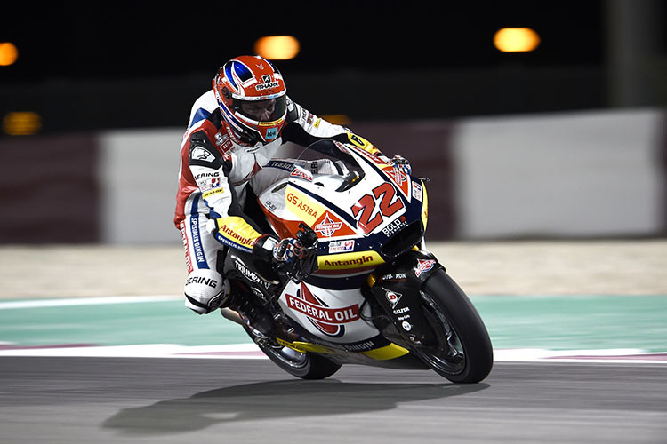 Sam Lowes dominierte auf der Gresini-Kalex den Doha-Test