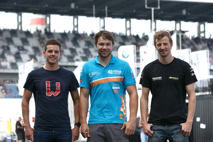 Bastien Mackels, Dominik Vincon und Stefan Kerschbaumer (v.l.)