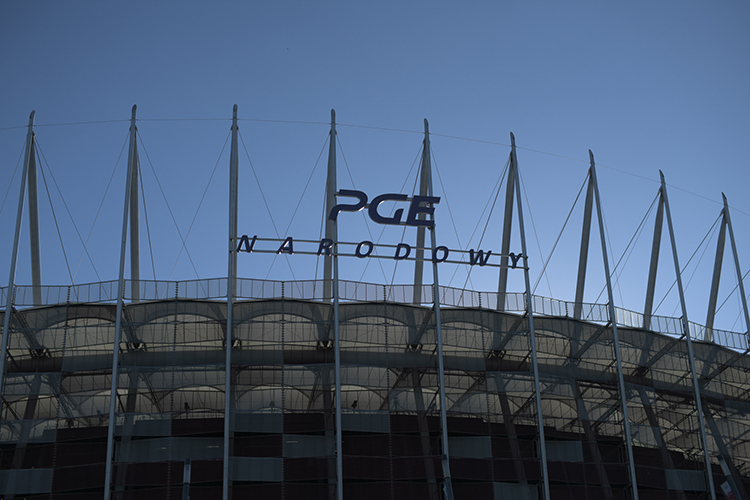 Das Nationalstadion in Warschau