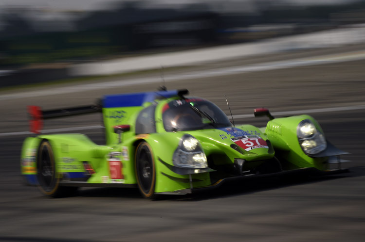 Der giftgrüne Ligier von Krohn Racing