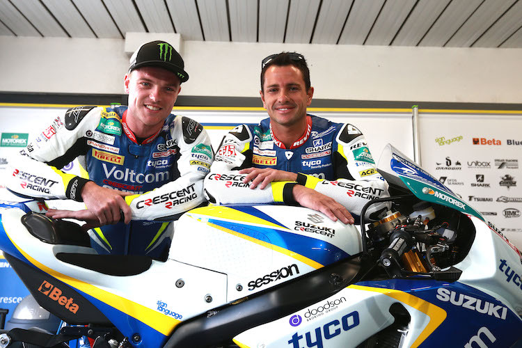 Alex Lowes und Randy de Puniet sollen Suzukis Hauptsponsor besänftigen