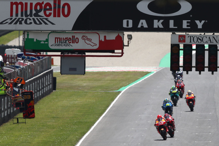 Am Sonntag um 14 Uhr beginnt das MotoGP-Rennen in Mugello