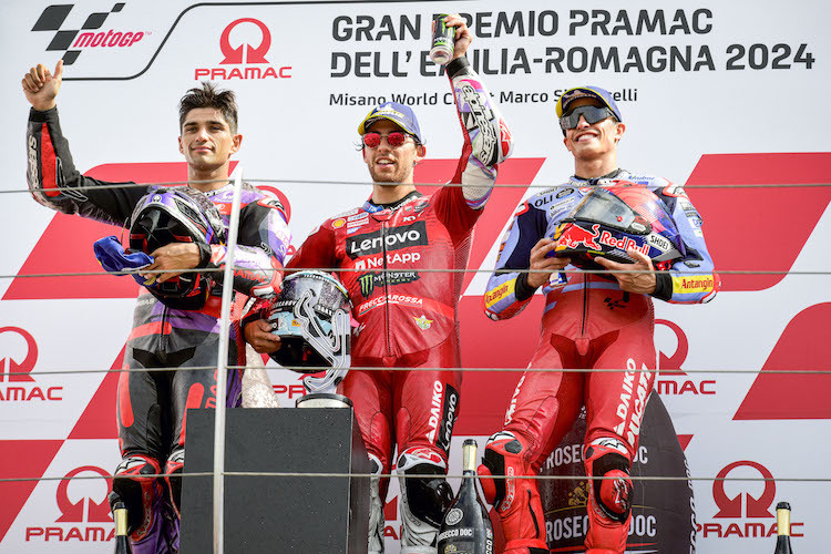 Jorge Martin, Enea Bastianini, Marc Marquez