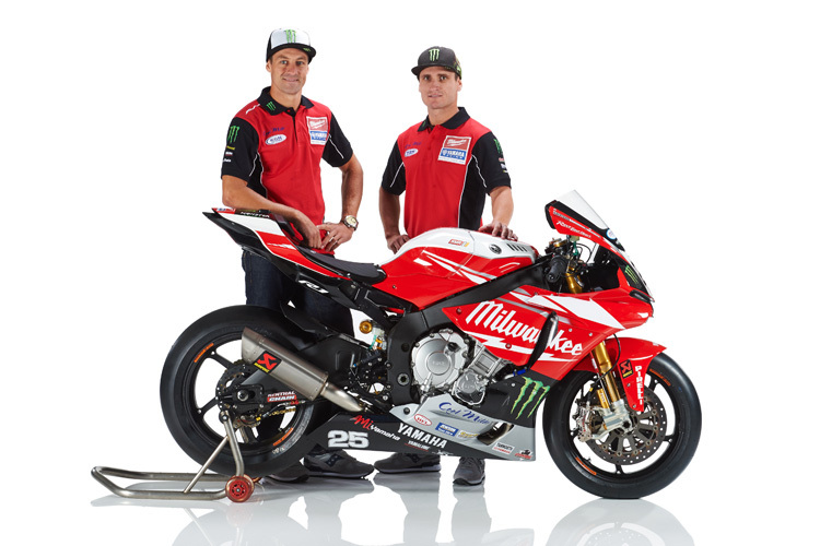 Milwaukee Yamaha: Joshua Brookes (li.) und Broc Parkes