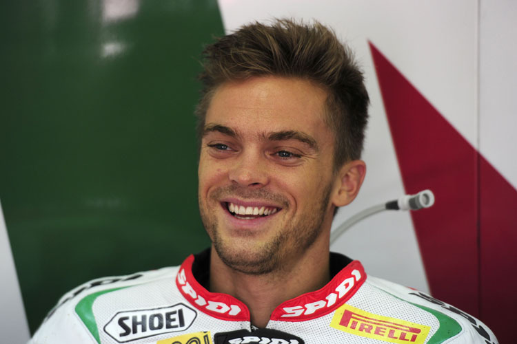 Camier noch im Aprilia-Outfit