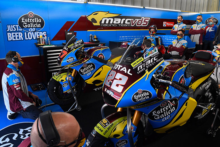 Portimão-GP 2020: Das Marc VDS.-Team fährt auch 2021 mit Lowes (22) und Fernandez