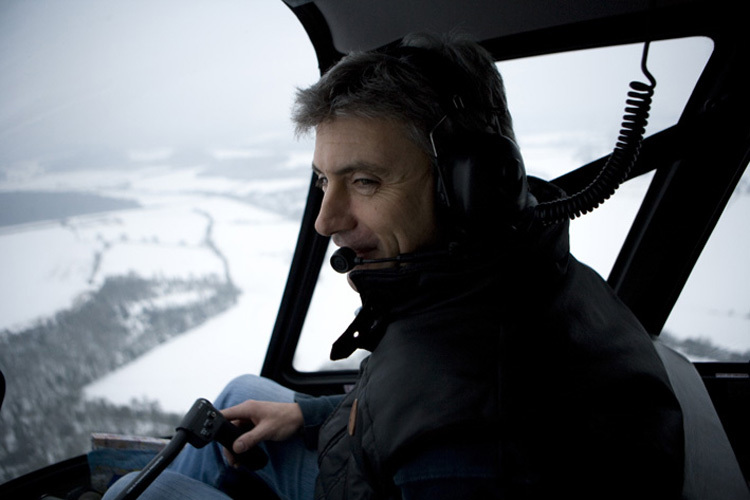 Weltmeister Bonhomme ist auch Heli-Pilot, aus purer Leidenschaft