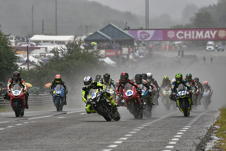 Červený (45) vor Hamberg (95), Frotscher (44) und Thomas Wendel (21)