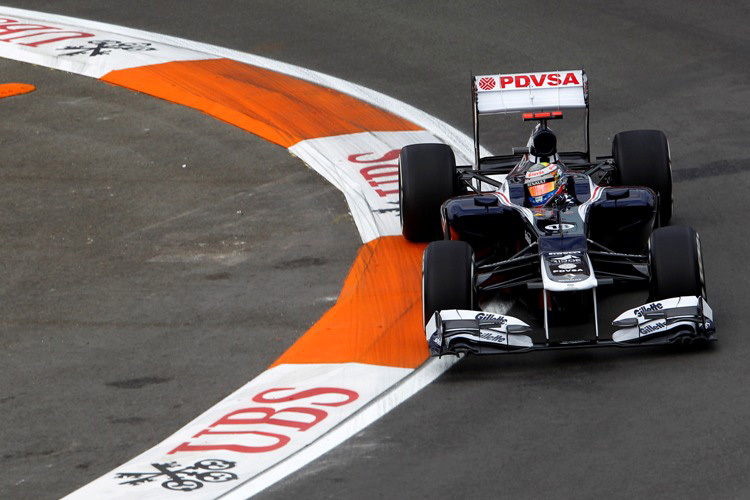 Bestzeit im ersten Training für Pastor Maldonado im Williams