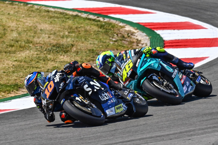 Luca Marini und Valentino Rossi