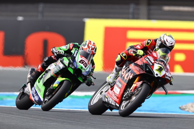 Jonathan Rea und Alvaro Bautista