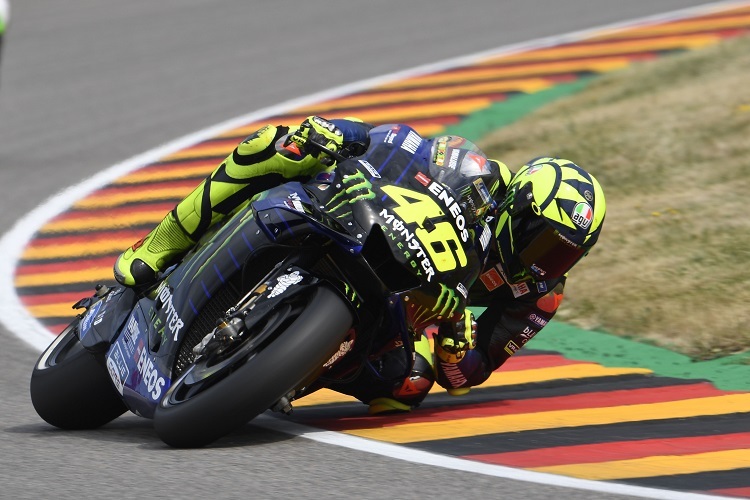 Valentino Rossi auf dem Sachsenring