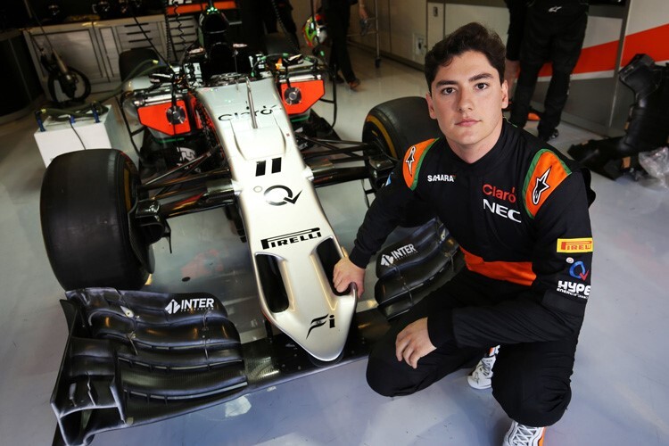 Alfonso Celis darf in Austin das erste freie Training im Force India-Renner bestreiten