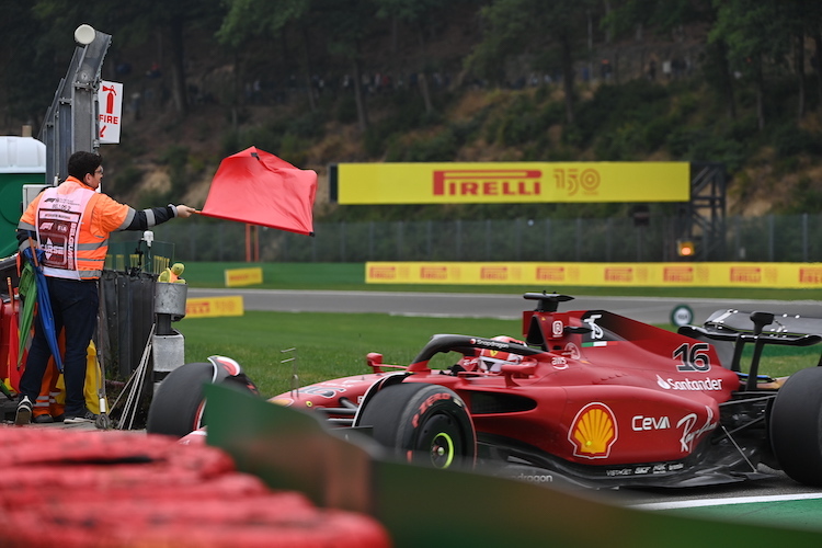 Charles Leclerc im dritten freien Training zum Grossen Preis von Belgien