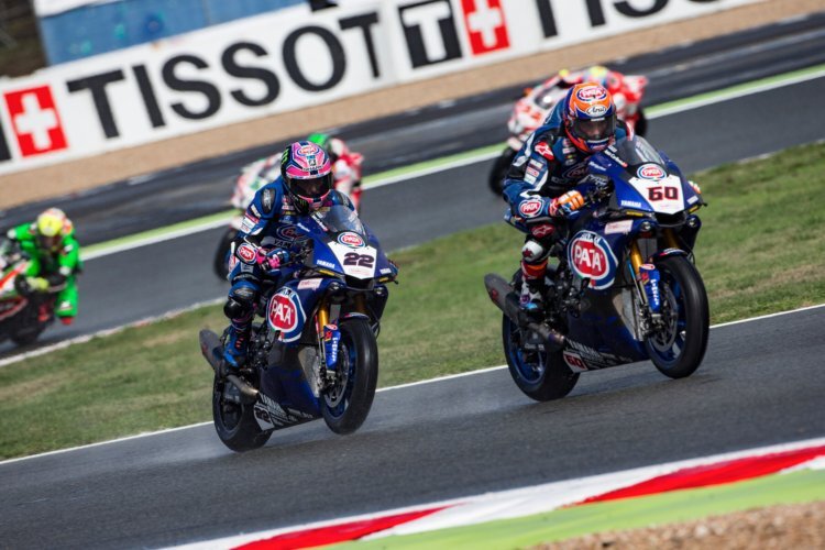 Alex Lowes (22) und Michael van der Mark (60) zeigten in Magny-Cours solide Leistungen