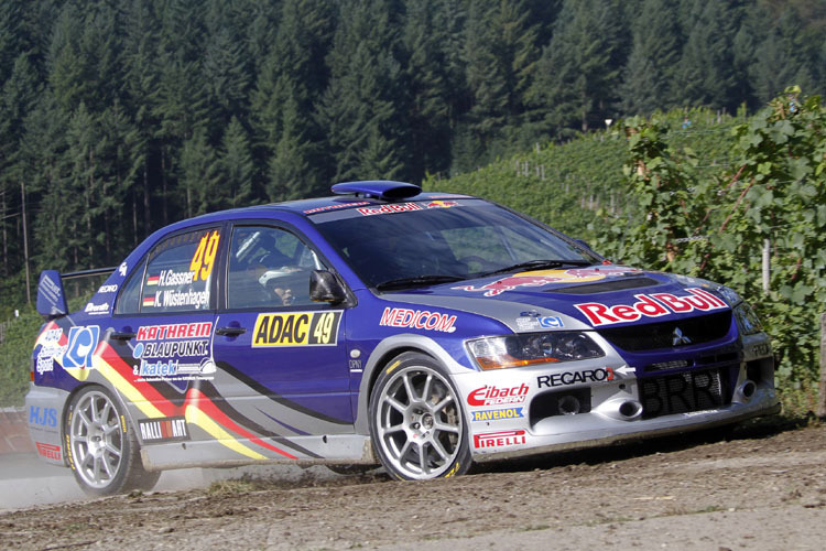 Hermann Gassner jr. im Red Bull-Mitsubishi Lancer