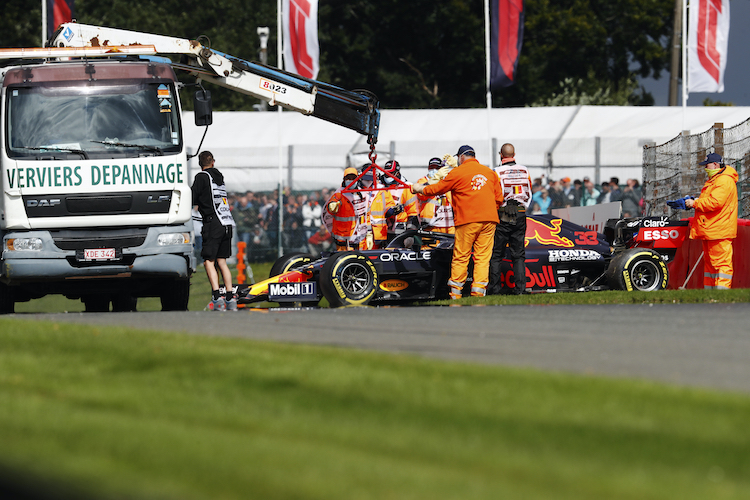 Max Verstappen beendete das Training in der Streckenbegrenzung