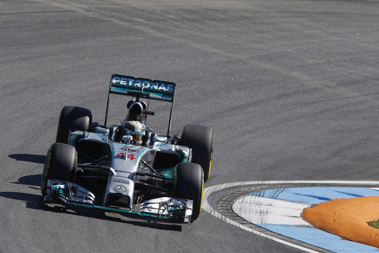 Mercedes-Pilot Lewis Hamilton: «Die weichen Reifen werden auf den längeren Stints Probleme machen»