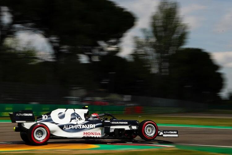 Pierre Gasly in Imola