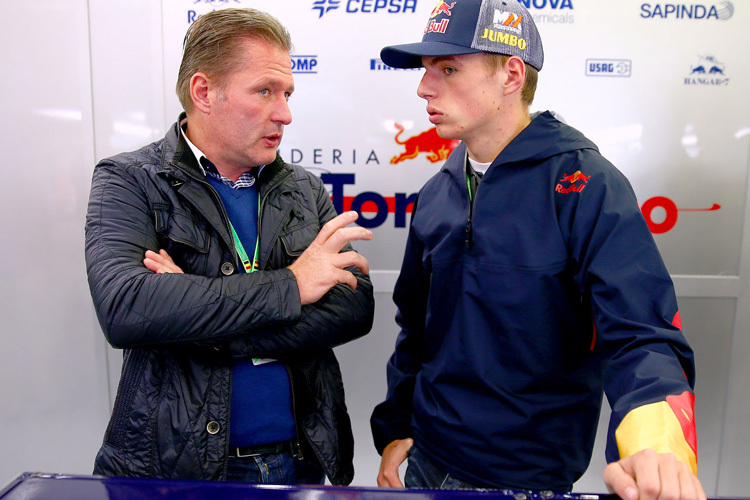 Jos und Max Verstappen