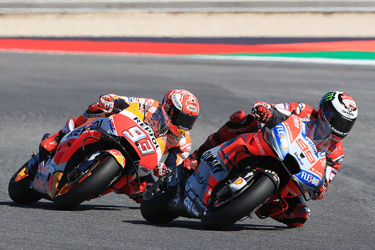 Das Honda-Duo 2019: Lorenzo und Márquez