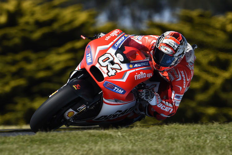 Andrea Dovizioso ist mit der Abstimmung seiner Ducati und mit den Bridgestone-Reifen unzufrieden