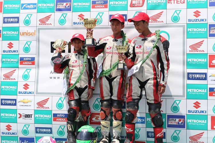 Seine ersten Siege feierte Pawi in der Malaysian Cub Prix Championship