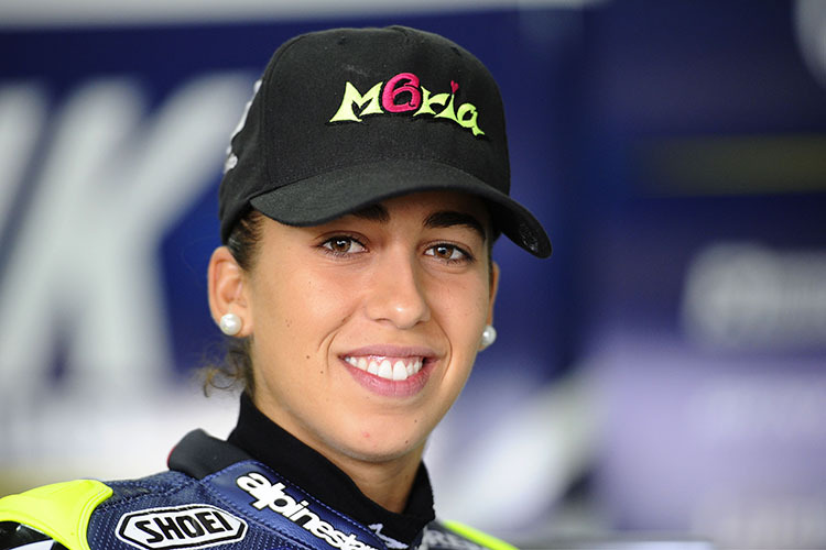Maria Herrera ist derzeit die einzige Frau in der Motorrad-WM