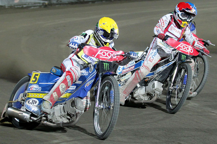 Tomasz Gollob (li.) und Jarek Hampel