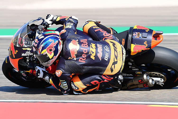 Brad Binder wandelte seine Pole-Position in Aragó in einen Sieg um