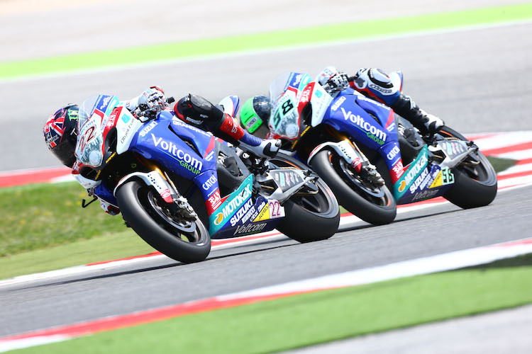 Alex Lowes (22) und Eugene Laverty (58) wollen in Portimão um Top-Ergebnisse fahren