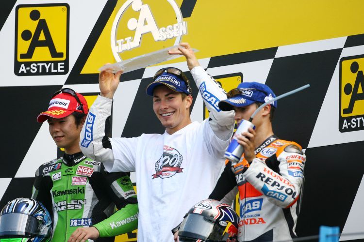 2006: Siege in Assen (vor Nakano und Pedrosa) und Laguna