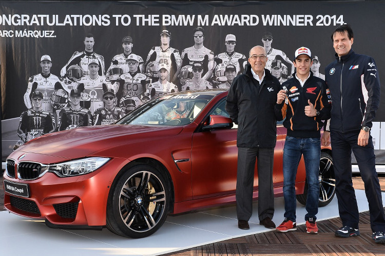 In Valencia erhielt Marc Márquez sein BMW M4 Coupé