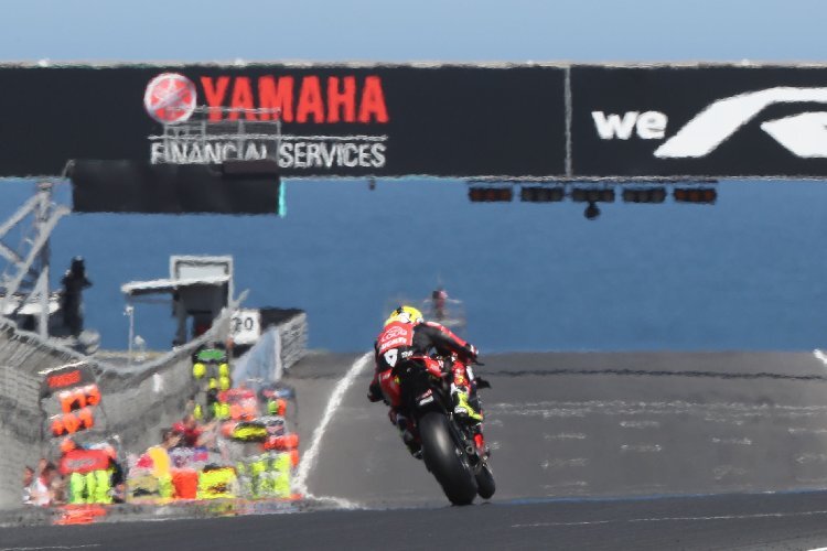 Die Ducati Panigale V4R brannte am Schnellsten die Gerade auf Phillip Island herunter