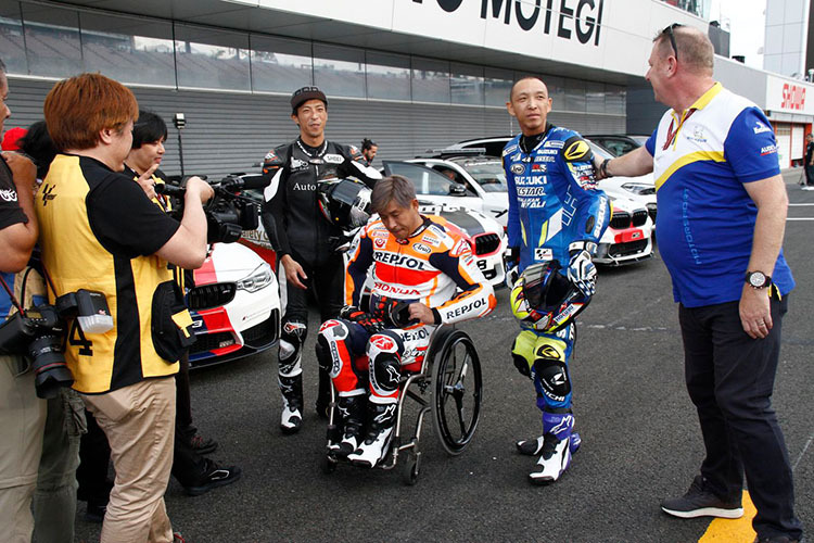 Mit dem Rollstuhl zur Repsol-Honda: Takuma Aoki