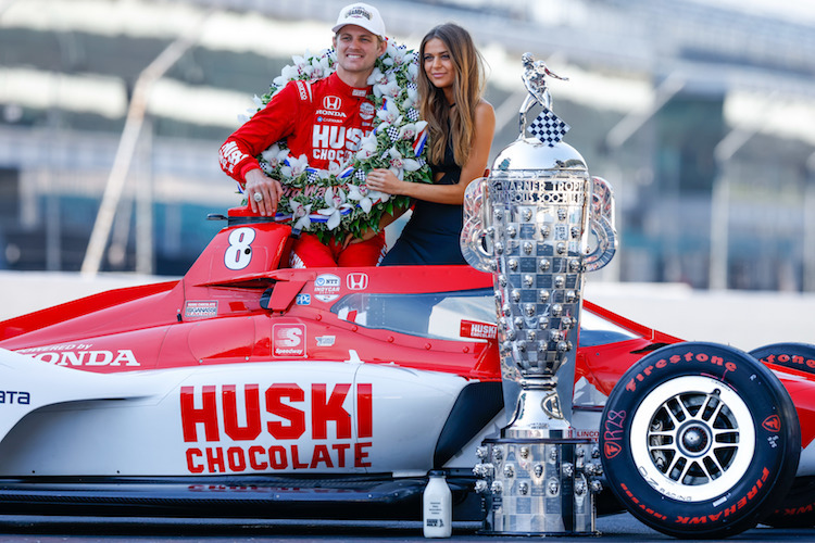 Marcus Ericsson mit seiner Freundin Iris