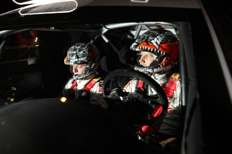 Petter Solberg (re.) und Chros Patterson (li.).