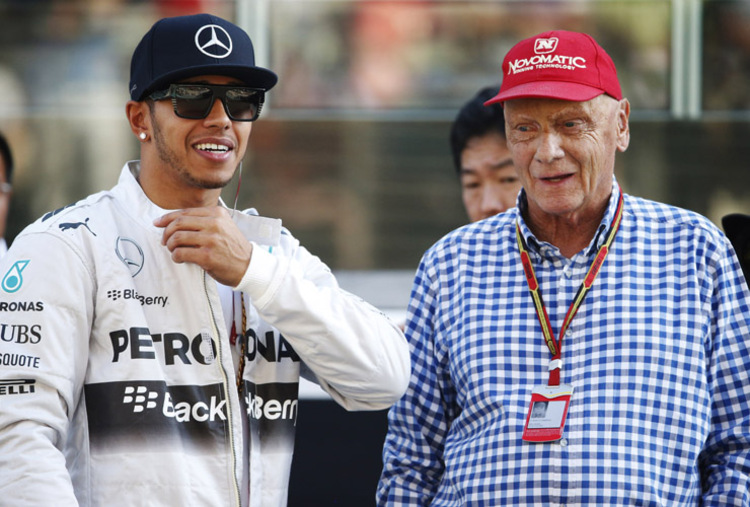 Niki Lauda über Lewis Hamilton: «Er hat den Titel verdient. Er hat einen unglaublichen Job gemacht und ich kann nur mein Kapperl ziehen»