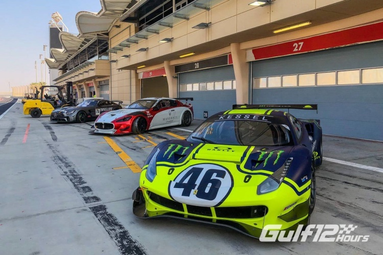 Diesen Ferrari 488 GT3 wird Valentino Rossi in Bahrain pilotieren