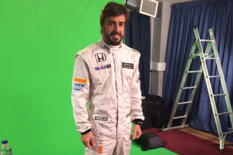 Fernando Alonso in neuen Farben