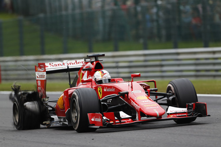 Der Reifenplatzer von Sebastian Vettel beschäftigt die Ingenieure auch in Monza