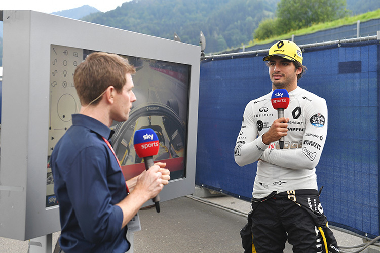 Carlos Sainz erklärt die brenzlige Situation